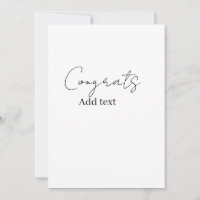 Congrats congratulations graduate name date