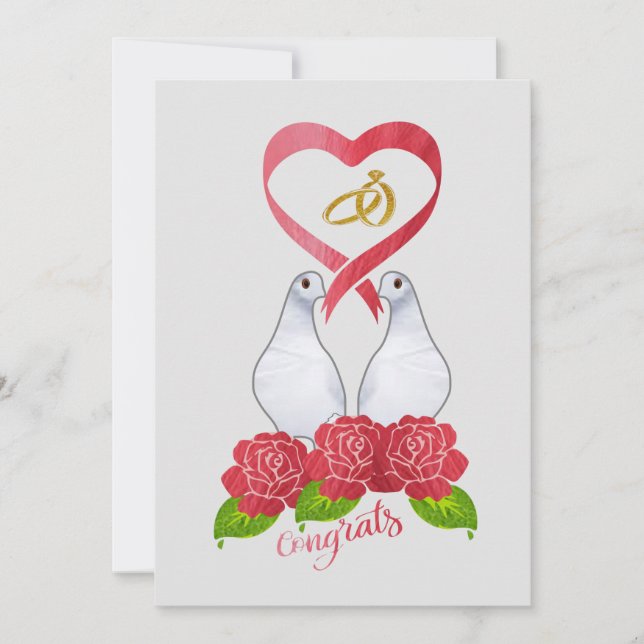 Congrats flat card (Front)