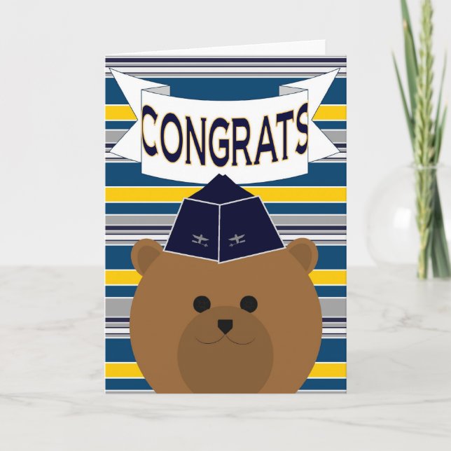 Congrats for Your Favourite Air Force! Card (Front)