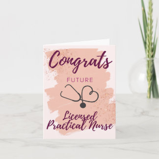 Congrats Future LPN Card