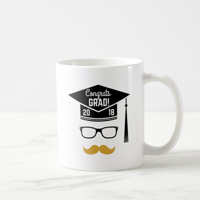 congrats grad 2018 coffee mug (Right)