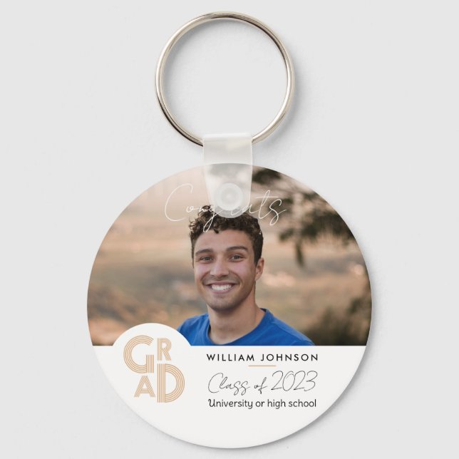 Congrats Grad Class of 2023 Key Ring (Front)