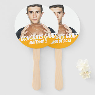 Congrats Grad Class of 20XX Modern Cool Simple Hand Fan