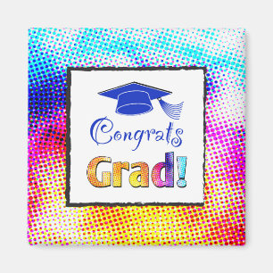 Congrats Grad Colours, Fun Magnet