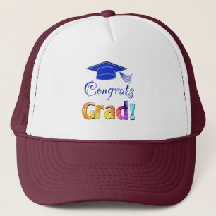 Congrats Grad Colours, Fun Trucker Hat