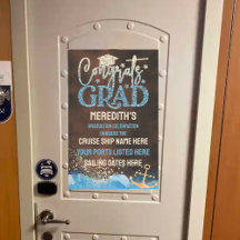 Congrats Grad Cruise Door Decoration