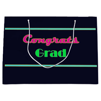 Congrats Grad in Style Large Gift Bag