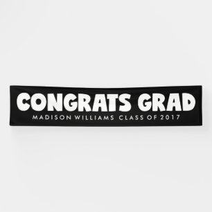 Congrats Grad Name & Year Banner