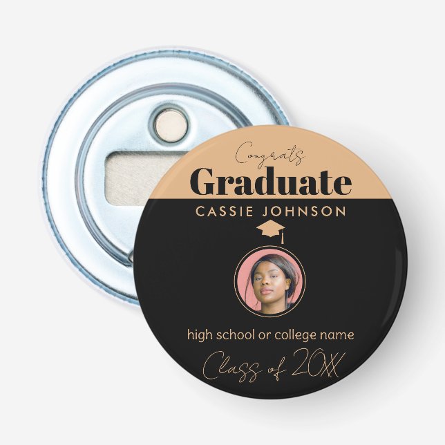 Congrats Graduate Class of 2023 Bottle Opener (Front)