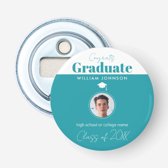 Congrats Graduate Class of 2023 Bottle Opener (Front)