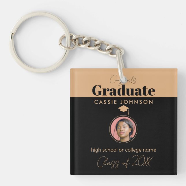 Congrats Graduate Class of 2023 Key Ring (Front)