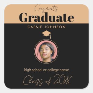 Congrats Graduate Class of 2023 Square Sticker