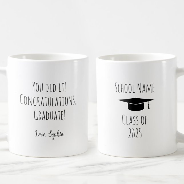 Congrats Graduate Custom Coffee Mug (Creator Uploaded)