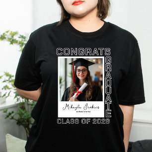 Congrats Graduate Matching Family Custom Photo T-Shirt
