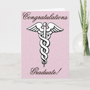 Congrats, Graduate, Medical Field Card