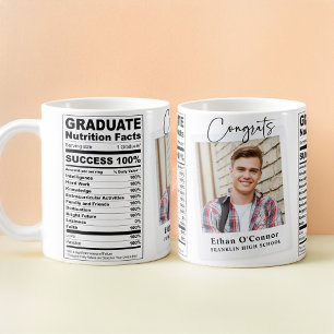 Congrats Graduate Modern Funny Graduation Coffee Mug