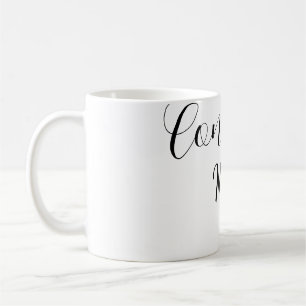 Congrats graduate name simple minimal year class coffee mug