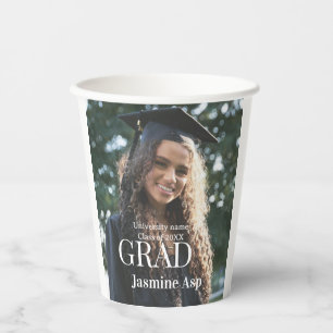 Congrats graduate name university name class 20XX Paper Cups