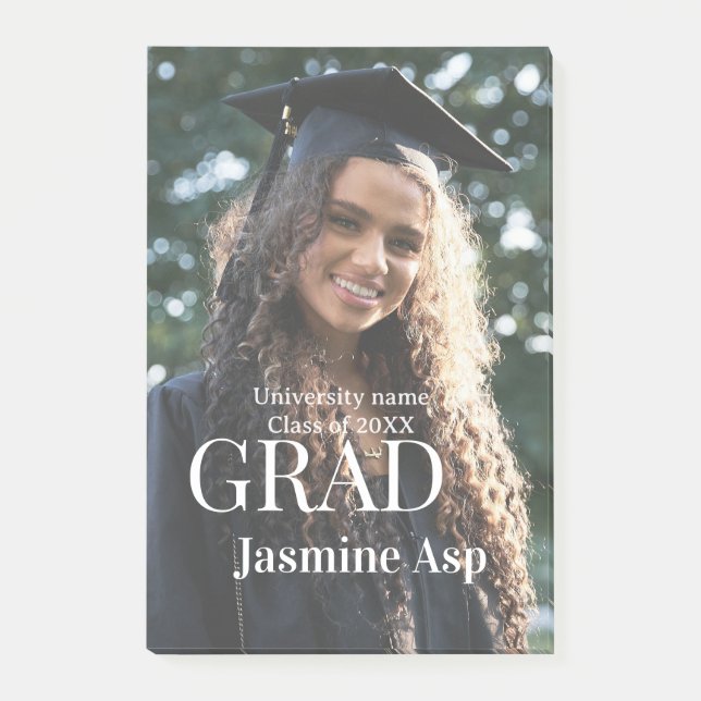 Congrats graduate name university name class 20XX Post-it Notes (Front)