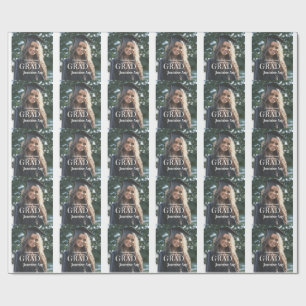 Congrats graduate name university name class 20XX Wrapping Paper