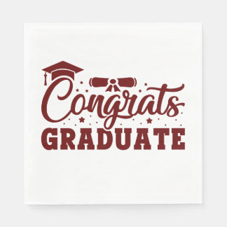 Congrats Graduate Napkin