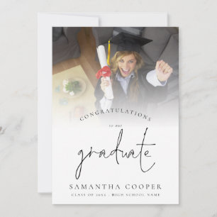Congrats Graduate Photo Overlay Announcement
