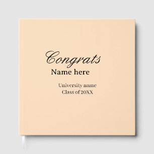 Congrats graduate university name class of 20XX na Guest Book