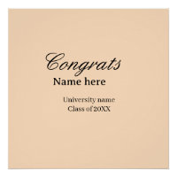 Congrats graduate university name class of 20XX na