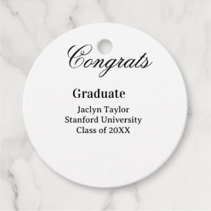 Congrats graduation name university name class of  favour tags