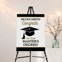 Congrats! Master's Degree Graduation