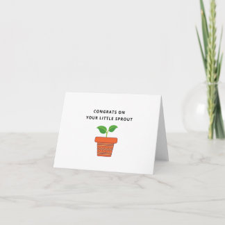 Congrats | New Baby | Little Sprout Card