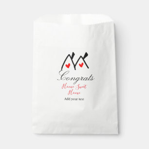 Congrats new home owner real estate inauguration t favour bag