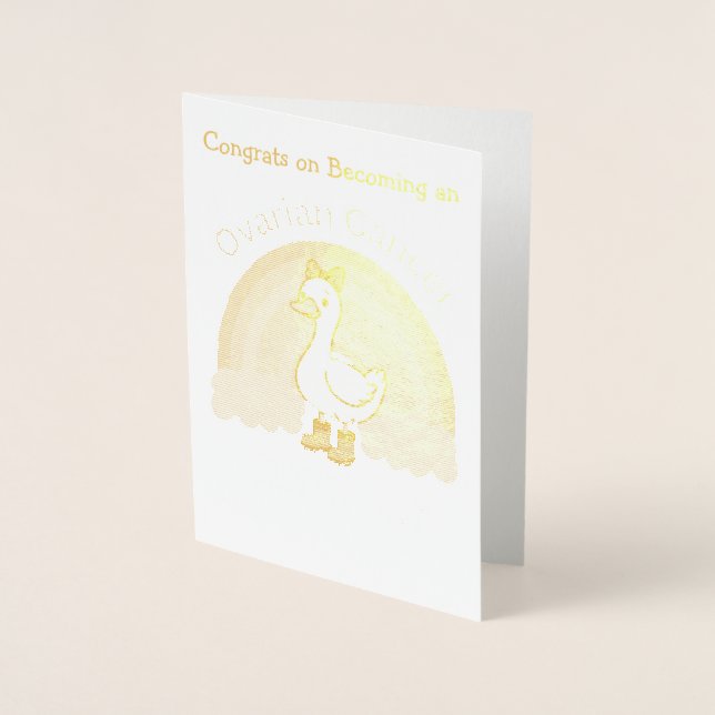 Congrats on becoming a  foil card (Front)