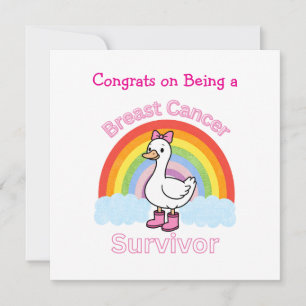 Congrats on Being a Breast Cancer Survivor Card