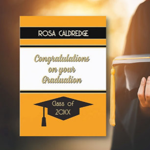 Congrats on Graduation custom card