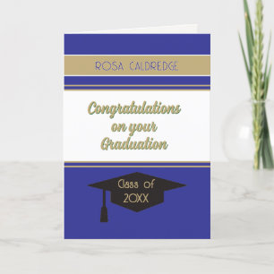 Congrats on Graduation custom card