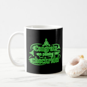 Congrats on passing your checkride! coffee mug