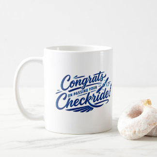 Congrats on passing your checkride! coffee mug