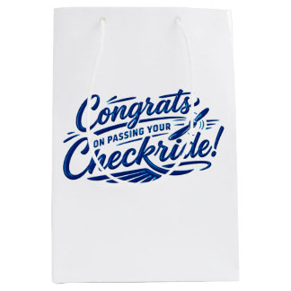 Congrats on passing your checkride! medium gift bag