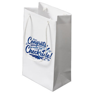 Congrats on passing your checkride! small gift bag