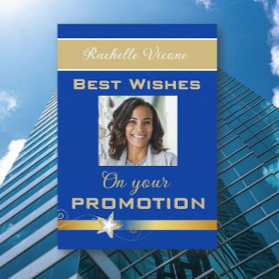 Congrats on Promotion Photo Card
