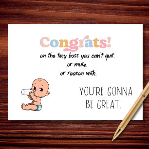 Congrats on the Tiny Boss You Can’t Quit Card