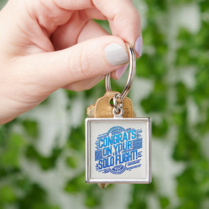 Congrats on your 1st solo flight key ring
