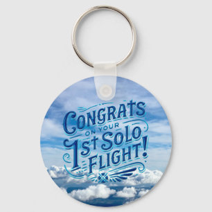 Congrats on your 1st Solo Flight Key Ring