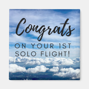 Congrats on your first solo flight magnet
