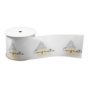 Congrats On Your New Home Ribbon Satin Ribbon