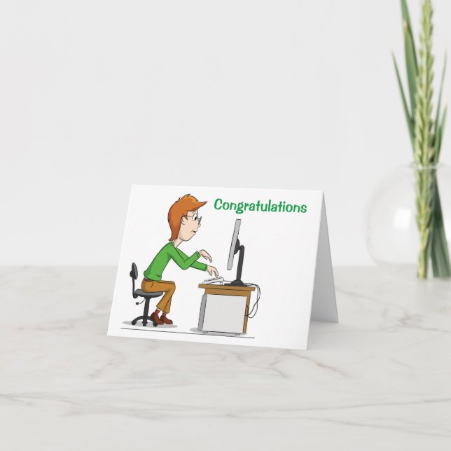CONGRATS ON YOUR ***NEW JOB*** CARD (Front)