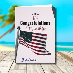 Congrats on Your U.S. Citizenship Proud American Card