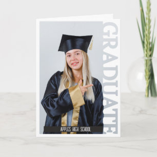Congrats Photo Celebration graduation Thank You Card
