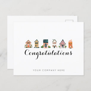 Congrats Real Estate New Homeowner Postcard